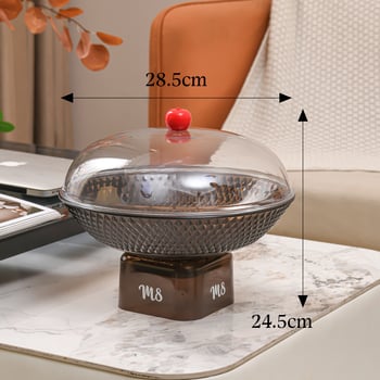 Плодова тава от пластмаса — овална форма, модерен минималистичен стил (Пластмаса • Овална форма • Модерен минималистичен стил • Марка: Climb the Peak)