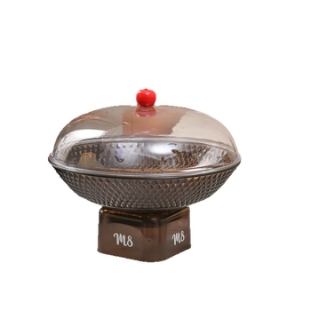 Плодова тава от пластмаса — овална форма, модерен минималистичен стил (Пластмаса • Овална форма • Модерен минималистичен стил • Марка: Climb the Peak)