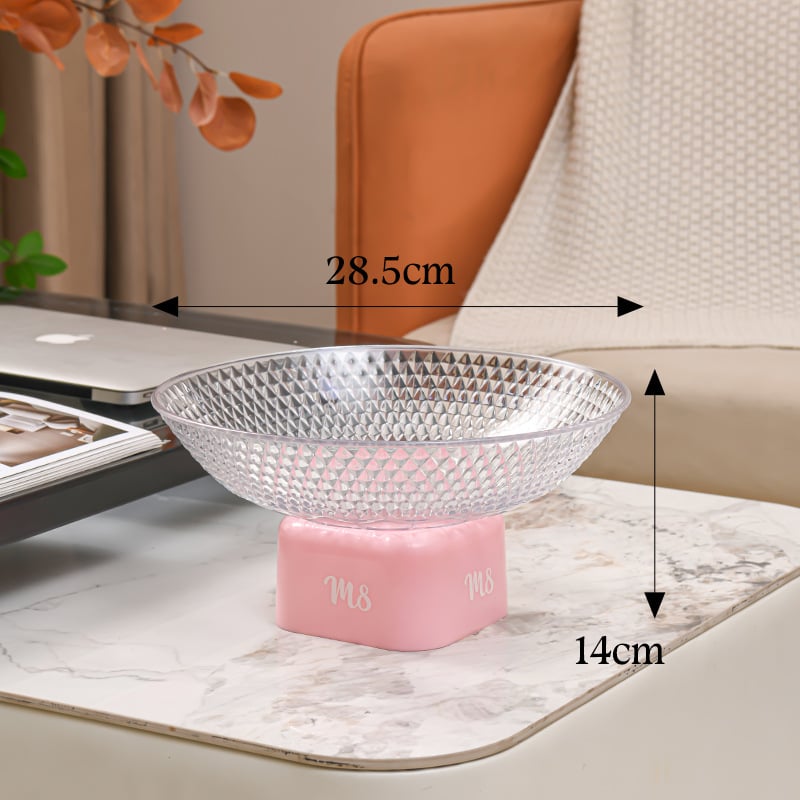 Плодова тава от пластмаса — овална форма, модерен минималистичен стил (Пластмаса • Овална форма • Модерен минималистичен стил • Марка: Climb the Peak)