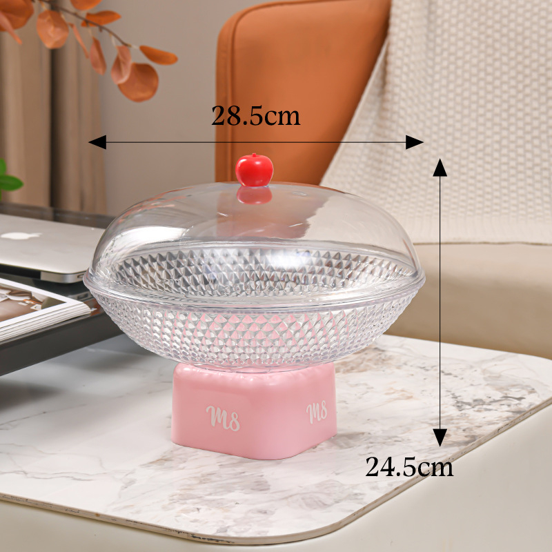 Плодова тава от пластмаса — овална форма, модерен минималистичен стил (Пластмаса • Овална форма • Модерен минималистичен стил • Марка: Climb the Peak)