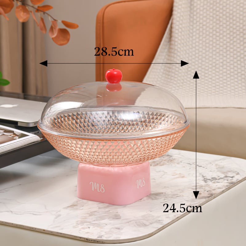 Плодова тава от пластмаса — овална форма, модерен минималистичен стил (Пластмаса • Овална форма • Модерен минималистичен стил • Марка: Climb the Peak)