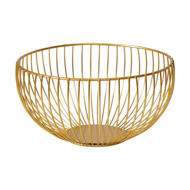 Плодова чиния в скандинавски стил, метален арт дизайн, настолен съд за закуски, 2023 г. пускане, първокласно качество