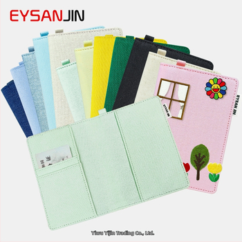 Passi ja kaartide organiseerija — Integreeritud kaarditugi, Kanvasist säilitamiskott reisidel, Unisex (Yi Jin bränd, linna lihtsus, 2025 kevad)