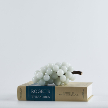 Stikla vīnogu formas dekoratīvs elements, Nordic Light Luxury stils, elektroplating pārklājums, pielāgota apstrāde