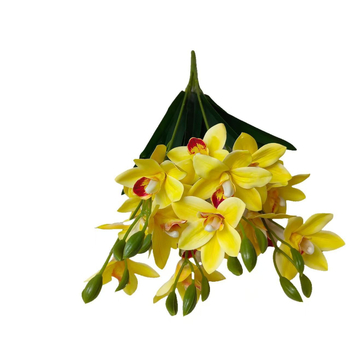 Букет орхидеи от пластмаса PVC за домашна декорация и реквизит за снимки