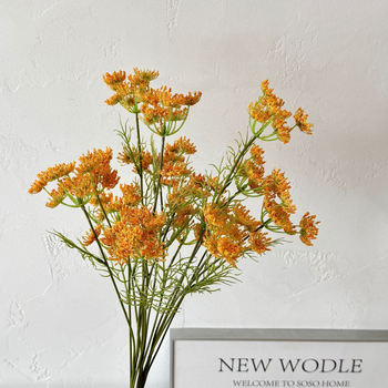 5-пръстенo дантелени изкуствени цветя – Kangxin, пластмаса, инжекционно формоване, серия 8890773, за сватби, външни условия, реквизити за снимки, домашна декорация