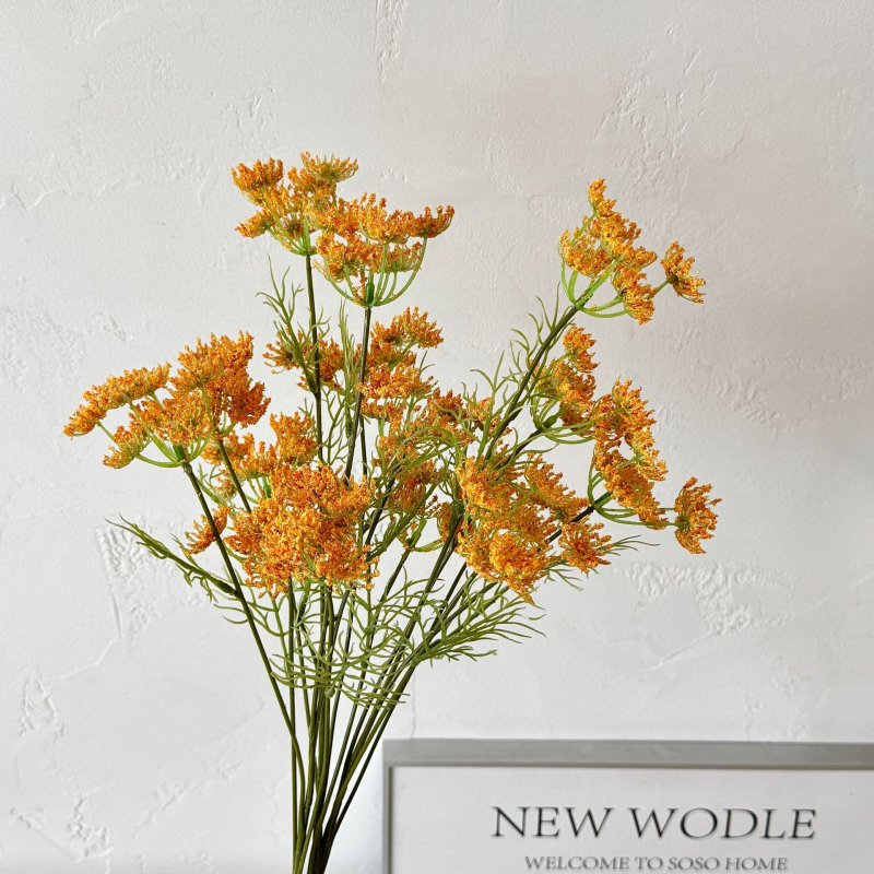 5-пръстенo дантелени изкуствени цветя – Kangxin, пластмаса, инжекционно формоване, серия 8890773, за сватби, външни условия, реквизити за снимки, домашна декорация