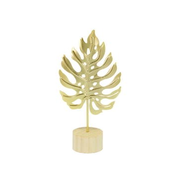 Ins-stila dzelzs ginkgo lapas dekors priekš ieejas, viesistabai, vīna skapim un birojai; metāls, elektroplatinga apdare, mūsdienīgs vienkāršs stils