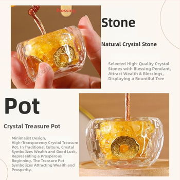 Bagātības koks – metāla, roku darbs dekors ķīniešu stilā automašīnām, galdam un mājām