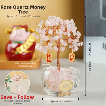 Bagātības koks – metāla, roku darbs dekors ķīniešu stilā automašīnām, galdam un mājām