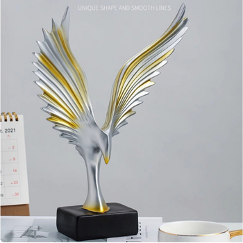 Dapeng Spread-Wings Резинова Скулптура, Модерен Домашен Декор за Офис и Хол