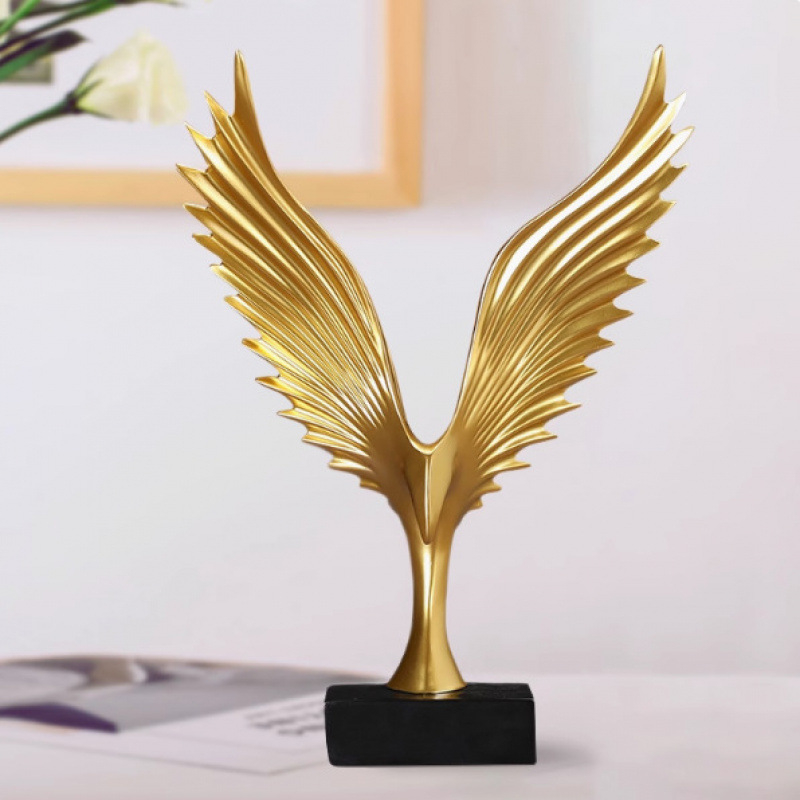 Dapeng Spread-Wings Резинова Скулптура, Модерен Домашен Декор за Офис и Хол