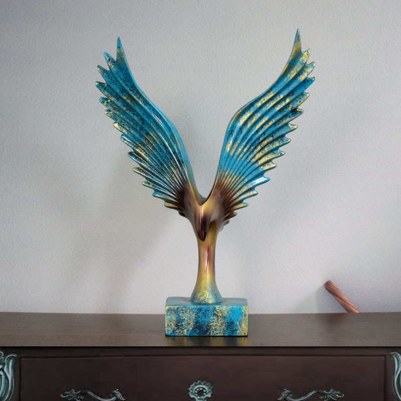 Dapeng Spread-Wings Резинова Скулптура, Модерен Домашен Декор за Офис и Хол