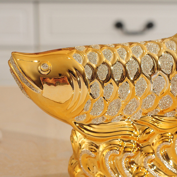 Palmer porcelanska dragonfish figura, kućni dekor, moderni minimalistički stil