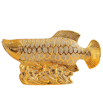 Palmer porcelanska dragonfish figura, kućni dekor, moderni minimalistički stil