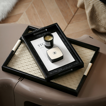 Puidust aromateropeutiline taldrik, põhjala stiil, kerge luksus, hoiustamine ja kaunistamine, sobib kingituseks