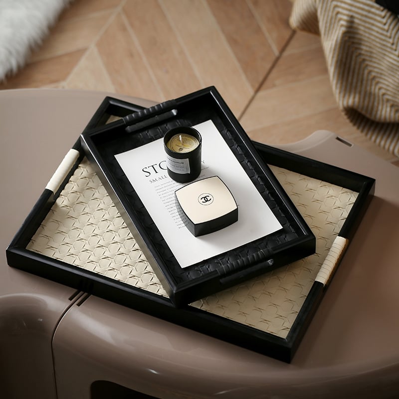 Puidust aromateropeutiline taldrik, põhjala stiil, kerge luksus, hoiustamine ja kaunistamine, sobib kingituseks