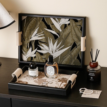 Prantsuse stiilis meigivarustuse ruudukujuline hoidik, tekstil, trükitud pind, kohandatav, Wien