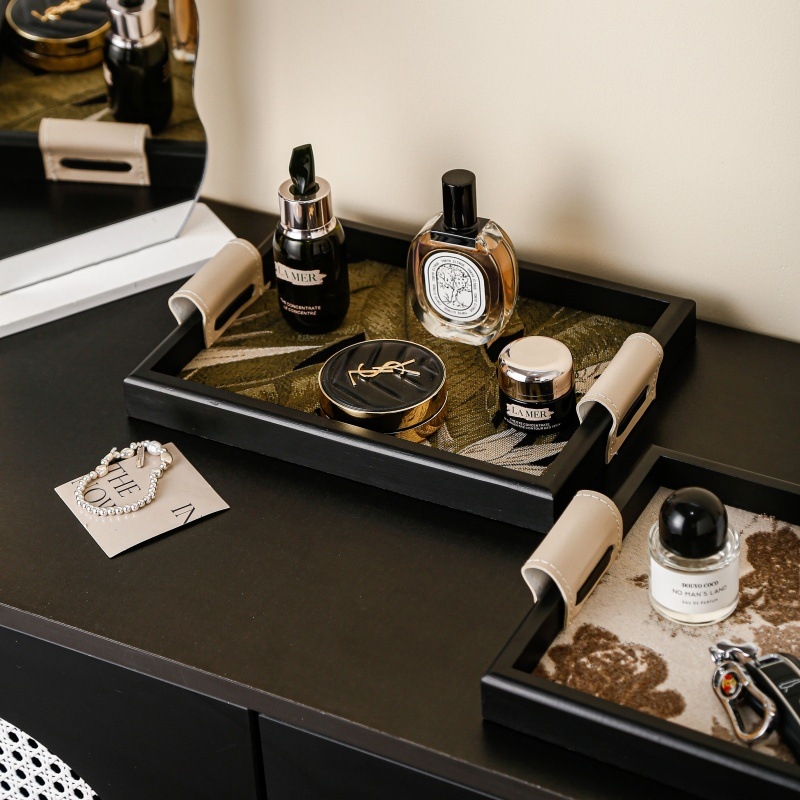 Prantsuse stiilis meigivarustuse ruudukujuline hoidik, tekstil, trükitud pind, kohandatav, Wien