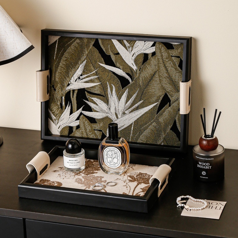 Prantsuse stiilis meigivarustuse ruudukujuline hoidik, tekstil, trükitud pind, kohandatav, Wien