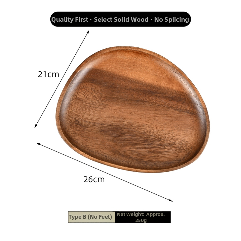 Puidust serveerimislaud teele ja maiustustele | kerge luksuse stiil | poleeritud pind | kaubamärk Xinxin | kood 0228