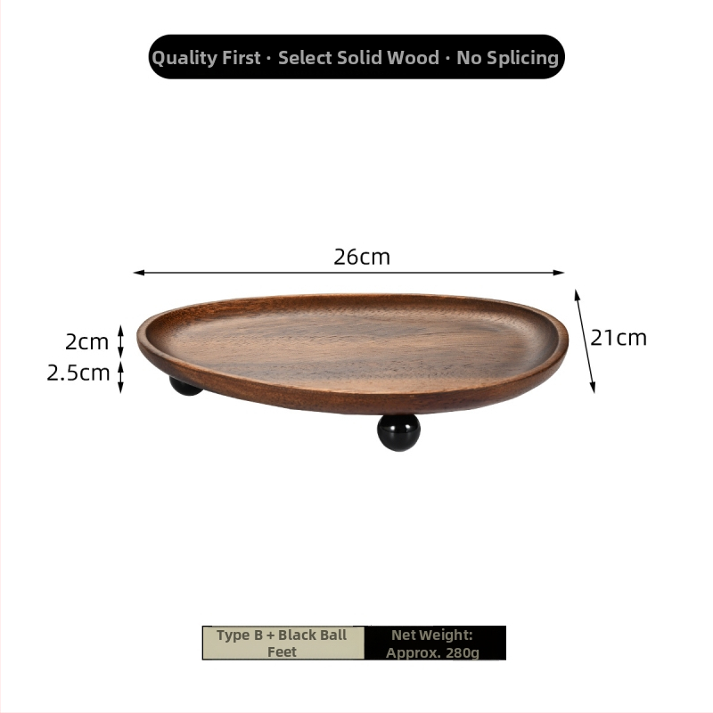 Puidust serveerimislaud teele ja maiustustele | kerge luksuse stiil | poleeritud pind | kaubamärk Xinxin | kood 0228