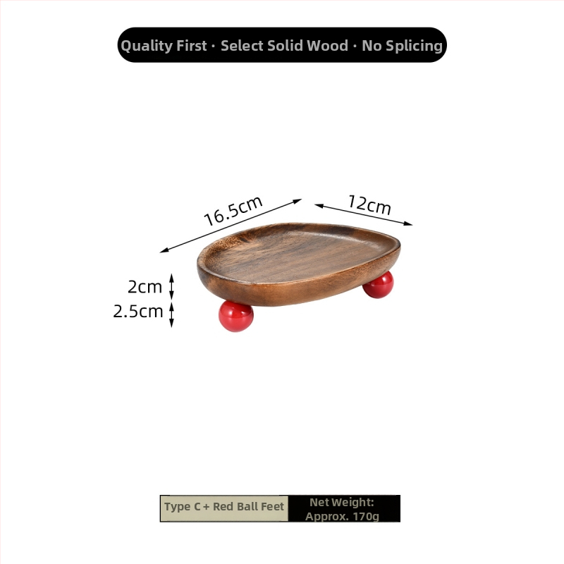 Puidust serveerimislaud teele ja maiustustele | kerge luksuse stiil | poleeritud pind | kaubamärk Xinxin | kood 0228