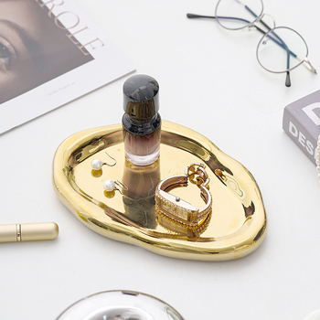 Keraamiline pilveplaat juveelide hoiuks ja aromaterapeutilise näituse jaoks, sisenemisvõtmete hoidja (Materjal: keraamika; Kohandamine: Jah; Pind: Elektroplaadimine, Glazuur)