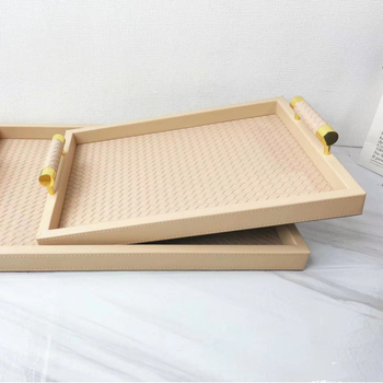 Nahast kandik, käsitöö, kaasaegse minimalismi stiil, sobib elutoa dekoratsiooniks ja söögilaua hoiustamiseks