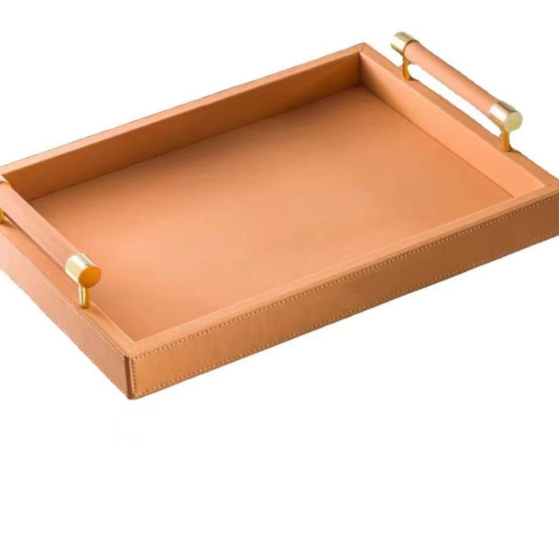 Nahast kandik, käsitöö, kaasaegse minimalismi stiil, sobib elutoa dekoratsiooniks ja söögilaua hoiustamiseks