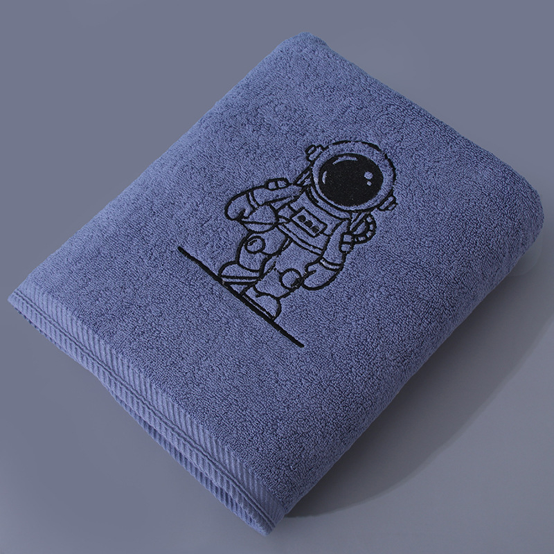 Puuvillane vannirätik brodeeritud logoga, 400–500 g, 32s lõng, kohandatav brodeerimine