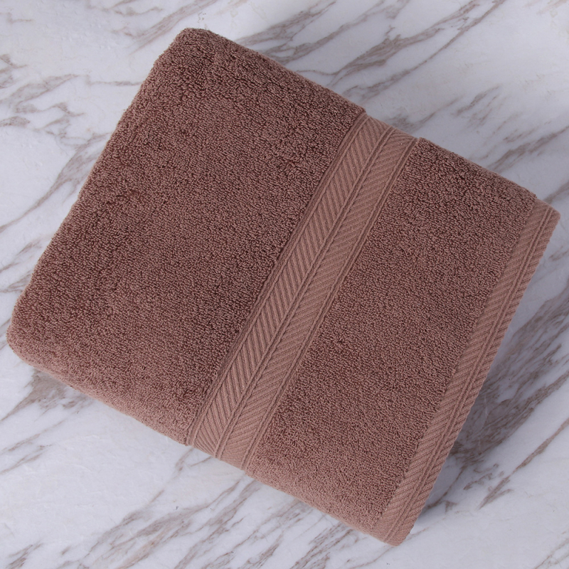 Puuvillane vannirätik brodeeritud logoga, 400–500 g, 32s lõng, kohandatav brodeerimine