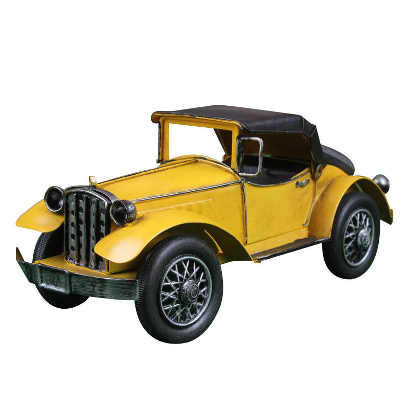 Apple Craft – Vasból készült autómodell, retro fémmodell, minta testreszabás, bár dekoráció