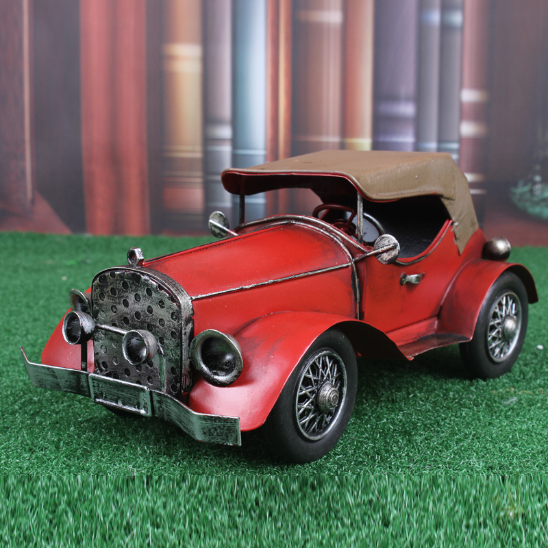 Apple Craft – Vasból készült autómodell, retro fémmodell, minta testreszabás, bár dekoráció