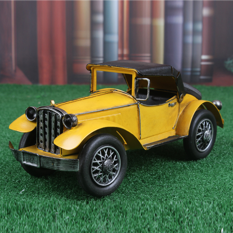 Apple Craft – Vasból készült autómodell, retro fémmodell, minta testreszabás, bár dekoráció