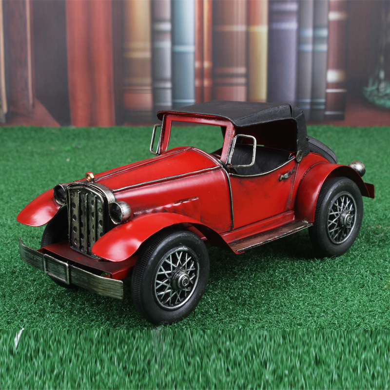 Apple Craft – Vasból készült autómodell, retro fémmodell, minta testreszabás, bár dekoráció