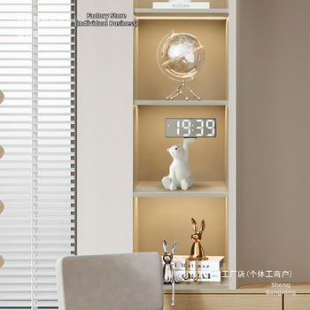 Stalo laikrodis su raktų laikymo skydeliu — derva, prisitaikantis dizainas, Korėjos stilius, išmanusis laikrodis su žadintuvu