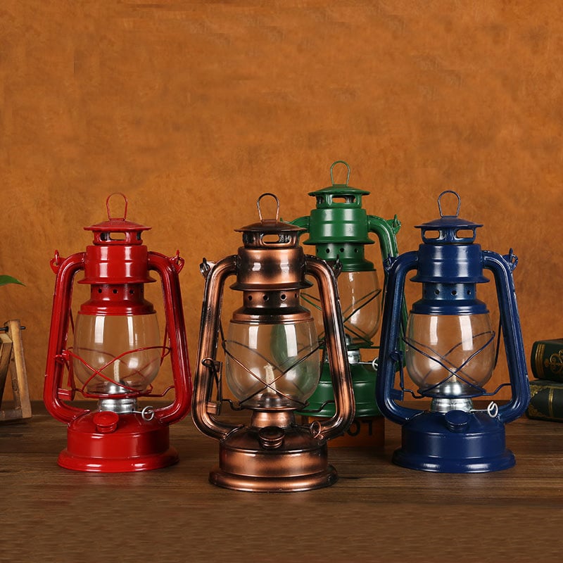 Kerozénlámpa – vasból készült dekoráció, Master Gu, modern egyszerű stílus, félautomata feldolgozás