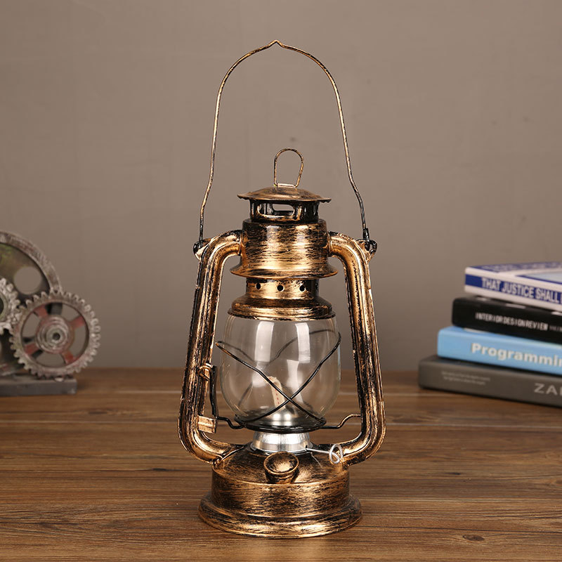 Kerozénlámpa – vasból készült dekoráció, Master Gu, modern egyszerű stílus, félautomata feldolgozás