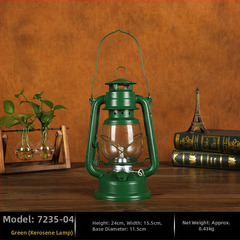 Kerozénlámpa – vasból készült dekoráció, Master Gu, modern egyszerű stílus, félautomata feldolgozás