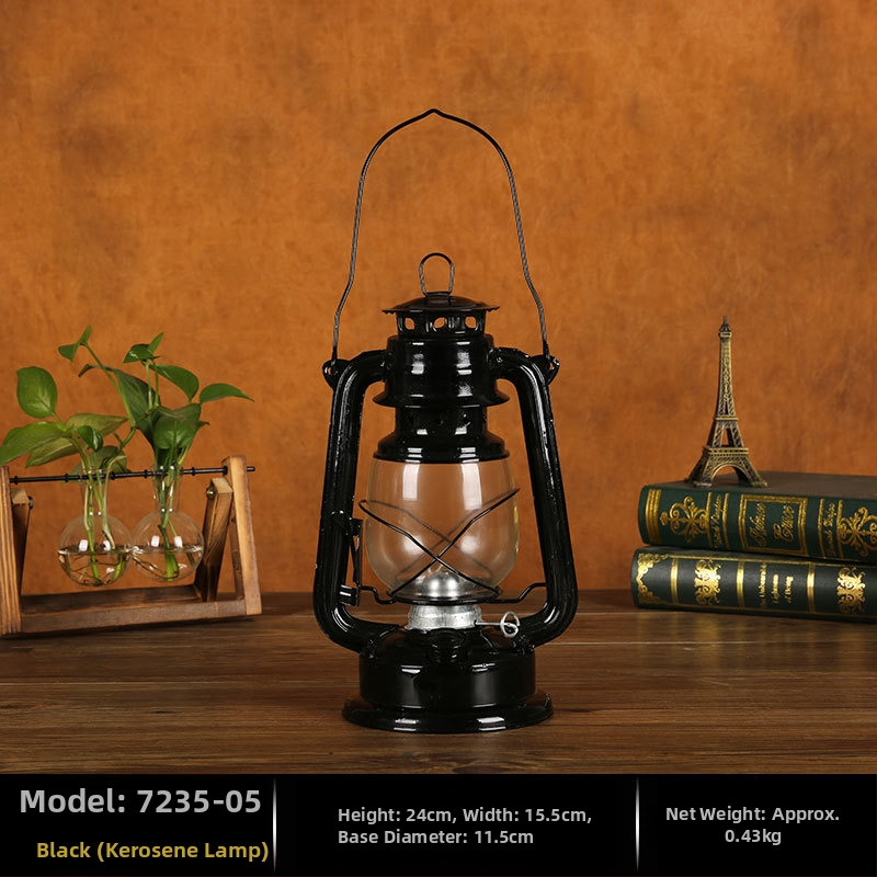 Kerozénlámpa – vasból készült dekoráció, Master Gu, modern egyszerű stílus, félautomata feldolgozás