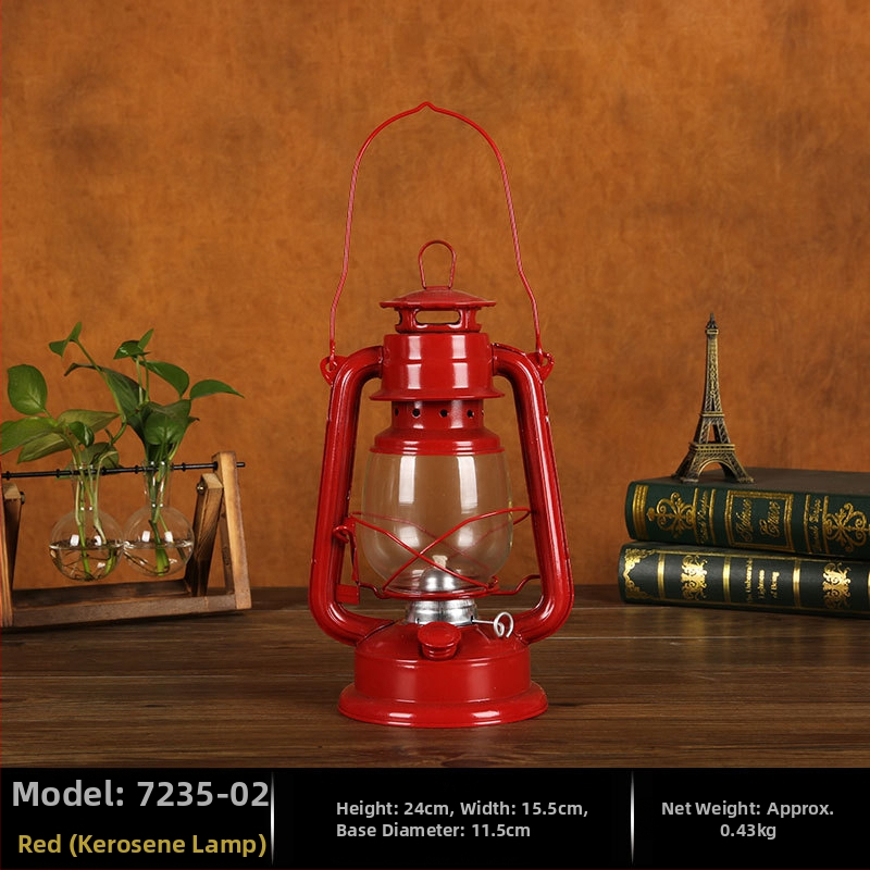 Kerozénlámpa – vasból készült dekoráció, Master Gu, modern egyszerű stílus, félautomata feldolgozás