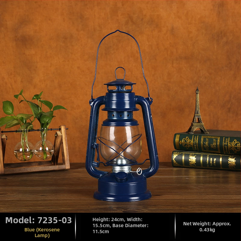 Kerozénlámpa – vasból készült dekoráció, Master Gu, modern egyszerű stílus, félautomata feldolgozás