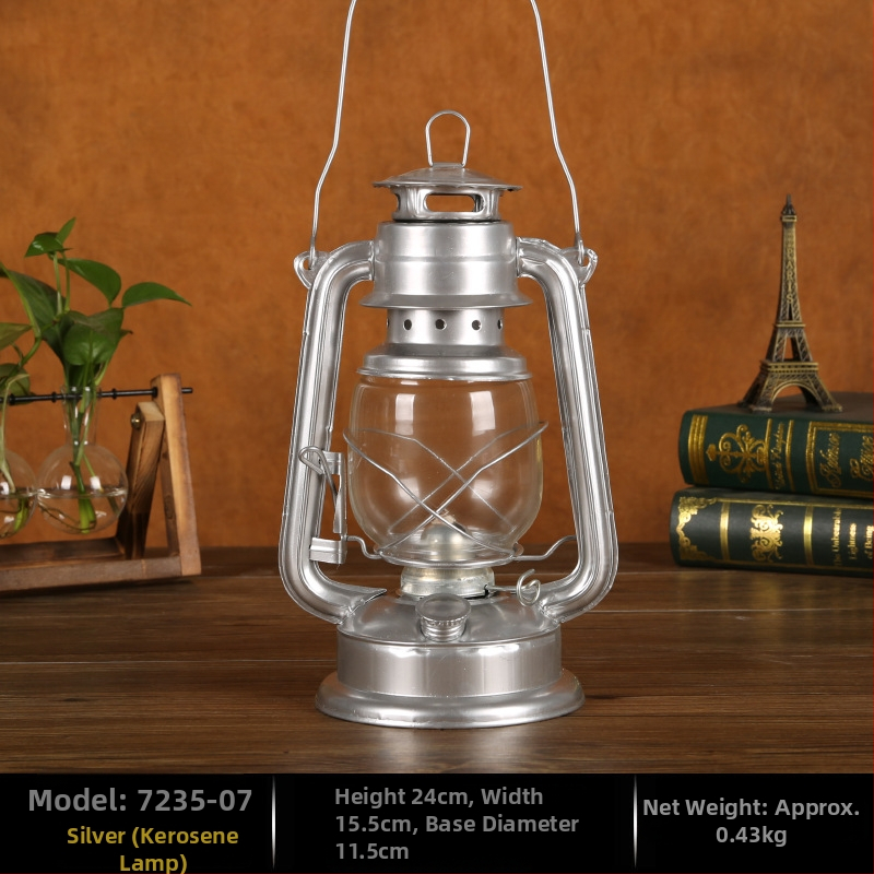 Kerozénlámpa – vasból készült dekoráció, Master Gu, modern egyszerű stílus, félautomata feldolgozás