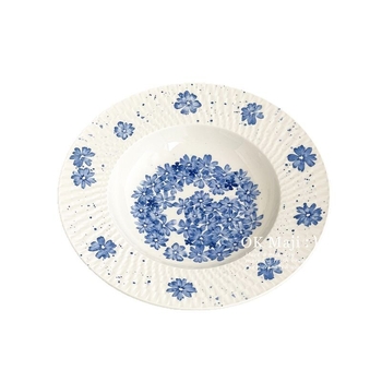 Keraamiline magustoidu taldrik, ümmargune, kaasaegse minimalistliku stiili, kõrge temperatuuriga dekale