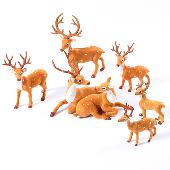 Μίνι φιγούρα ελαφιού σικά για βιτρίνα χριστουγεννιάτικου καταστήματος; Υλικό: Ξύλο; Συσκευασία: PVC κουτί δώρου; Κατηγορία: Διακοσμήσεις Χριστουγέννων; Μάρκα: Ming Deer Christmas