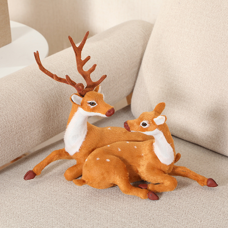 Μίνι φιγούρα ελαφιού σικά για βιτρίνα χριστουγεννιάτικου καταστήματος; Υλικό: Ξύλο; Συσκευασία: PVC κουτί δώρου; Κατηγορία: Διακοσμήσεις Χριστουγέννων; Μάρκα: Ming Deer Christmas