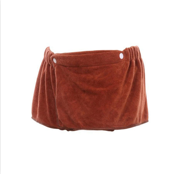 Fustă de prosop de baie pentru bărbați — fleece coral, 150D țesătură plată, greutate 140–170 g