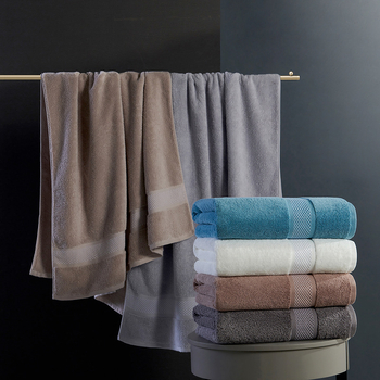 Prosop de baie 100% bumbac, 500 g+ greutate, fire 32s, proces de fabricație amplu, Prosop baie/plajă