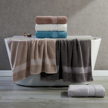 Prosop de baie 100% bumbac, 500 g+ greutate, fire 32s, proces de fabricație amplu, Prosop baie/plajă